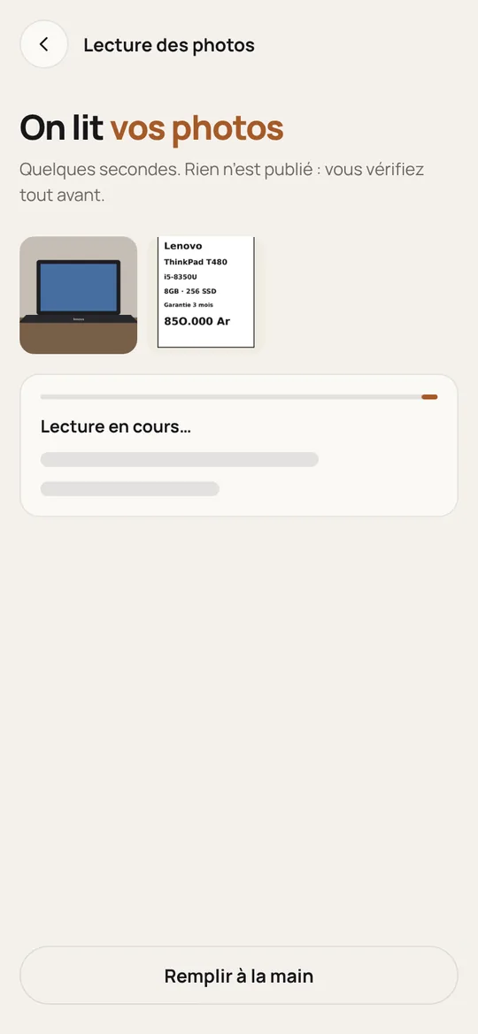 Lecture des photos d’un article